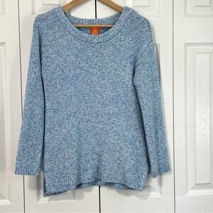 Joe Fresh Blue Long Sleeve Knit Sweater Top Size Small